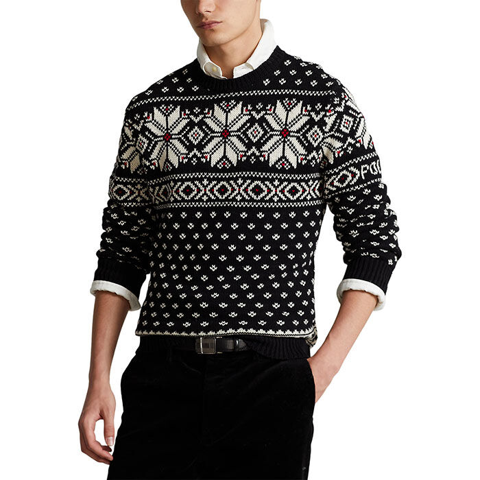 Men's Snowflake Cotton-Cashmere Sweater | Polo Ralph Lauren | Sporting Life  Online