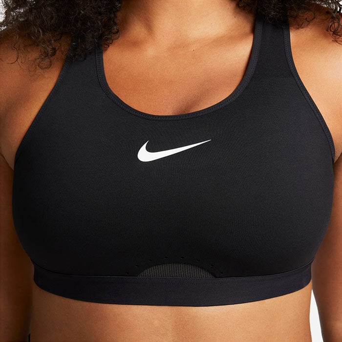 Nike Women's Flyknit Sports Bra XL High Support Nylon Black