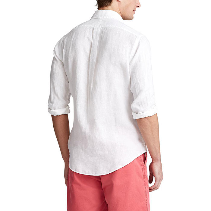 Men's Classic Fit Linen Shirt | Polo Ralph Lauren | Sporting Life Online