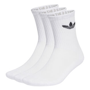 Unisex Trefoil Cushion Crew Sock (3 Pack)