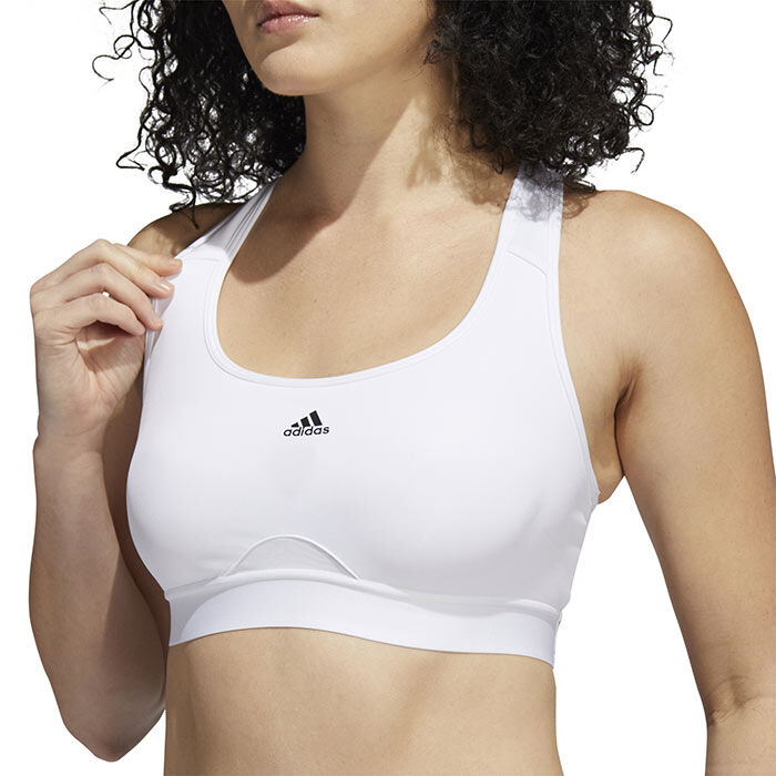 Adidas Women's Techfit Medium Support Bra - White