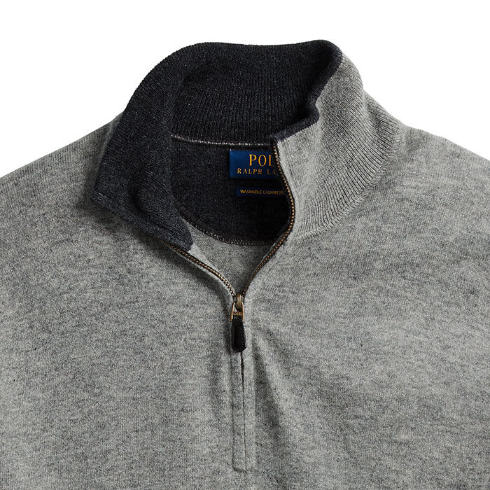 Polo Ralph Lauren Washable Cashmere Half-Zip Sweater - 100% Exclusive