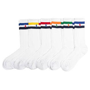 Men's Varsity Stripe Crew Sock (6 Pack)
