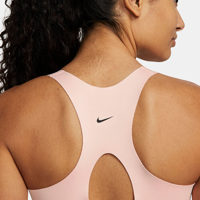 Nike Dri Fit Sports Bra Women's Size Medium Pink And Black