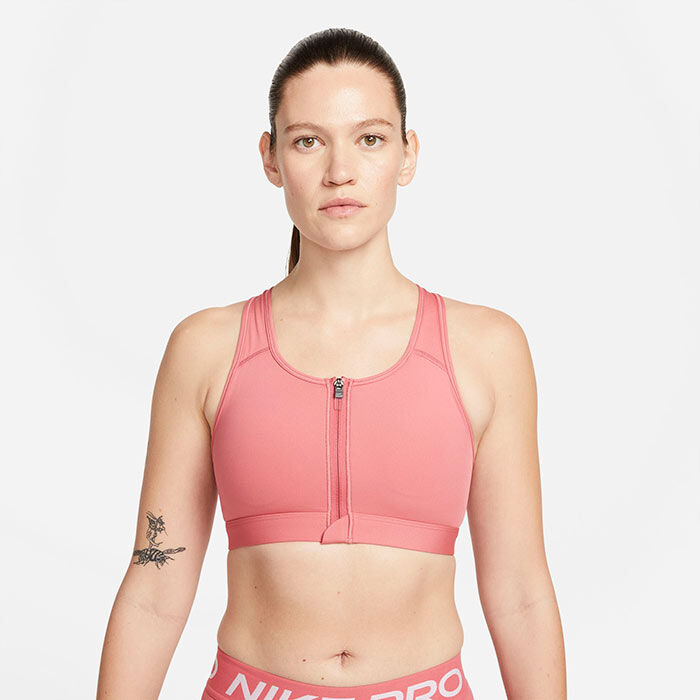Women's Dri-FIT® Swoosh Zip-Front Sports Bra, Nike