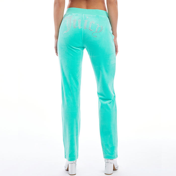 Women's OG Big Bling Velour Track Pant, Juicy Couture