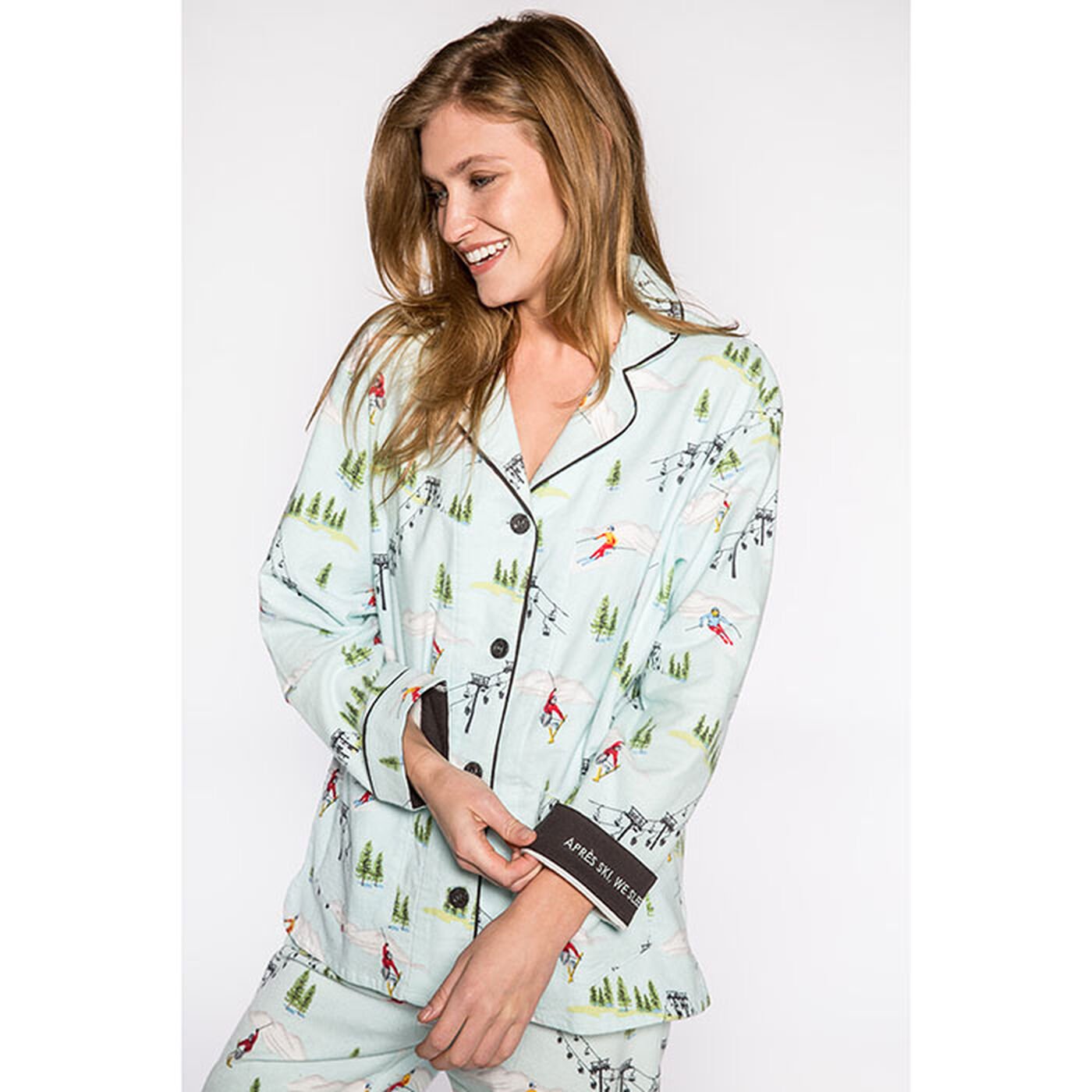 Women's Apres-Ski We Sleep Flannel Pajama Set | Sporting Life Online