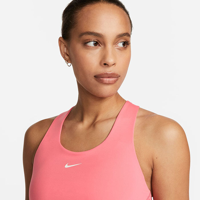Nike Women's Dri-FIT Stretchy Comfortable Swoosh Sports Bra Black