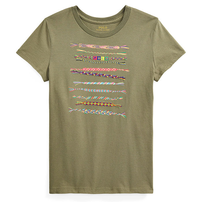 Cotton jersey graphic tee sale
