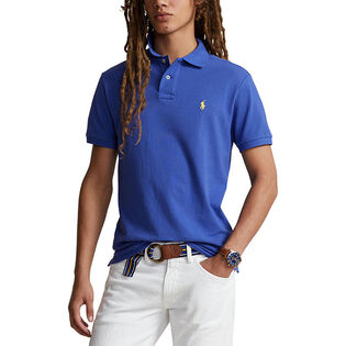 Polo en maille à coupe ajustée sur mesure pour hommes