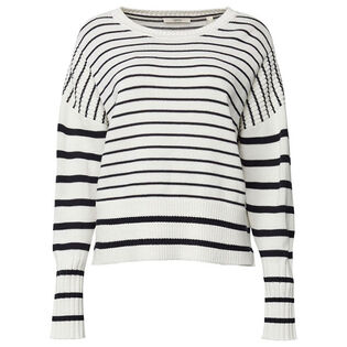 Women's Striped Cotton Sweater