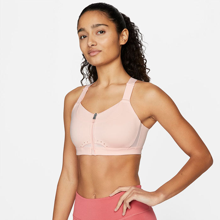 Grey Nike Womens Pro Alpha Sports Bra - Get The Label