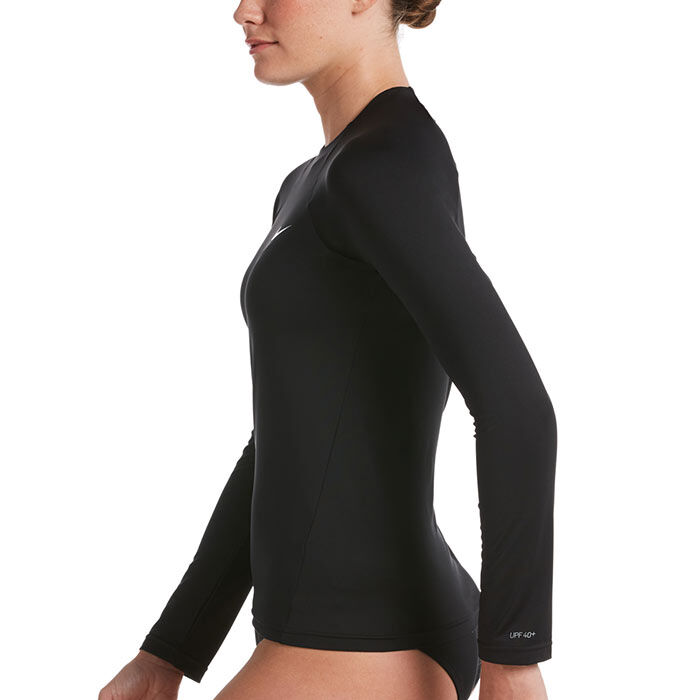 Women's Essential Long Sleeve Hydroguard Rashguard, Nike