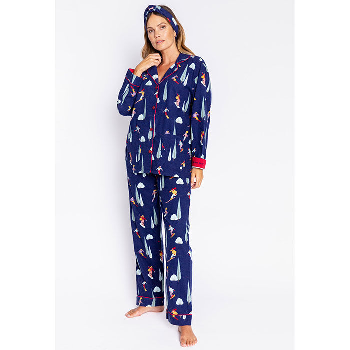 Women's Printed Cotton Flannel Pajama Set