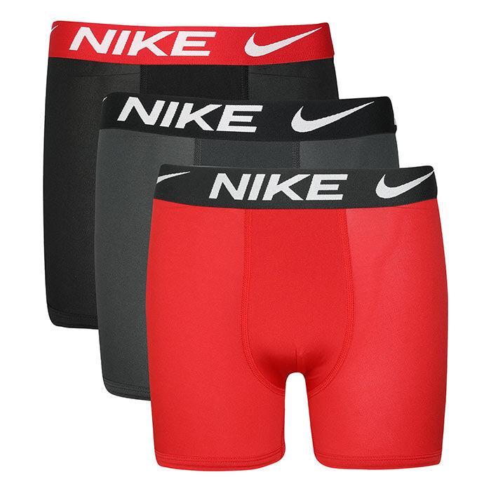 Junior Boys' [8-16] Solid Boxer Brief (3 Pack), Nike