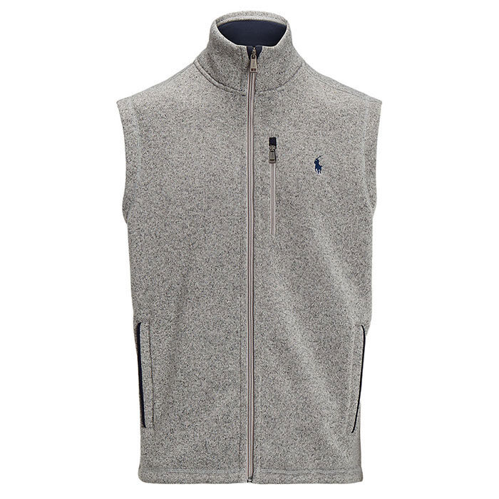 Men's Brushed Fleece Full-Zip Vest, Polo Ralph Lauren