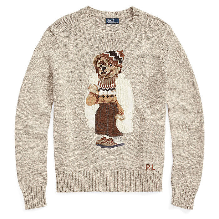 Women's Polo Bear Cotton-Blend Sweater, Polo Ralph Lauren