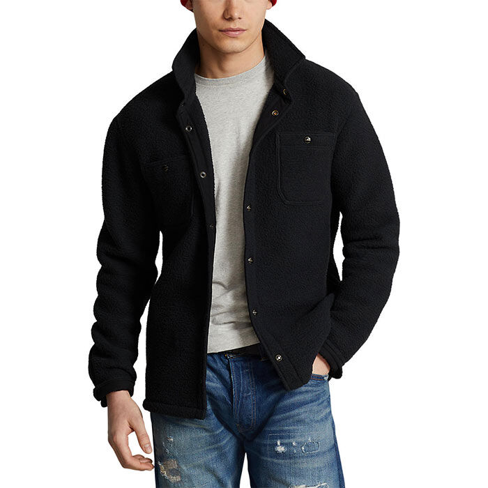Men's Pile Fleece Shirt Jacket, Polo Ralph Lauren
