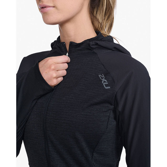 Women's Ignition Shield Hooded Midlayer Top, 2XU