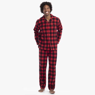 Men's Plaid Two-Piece Pajama Set