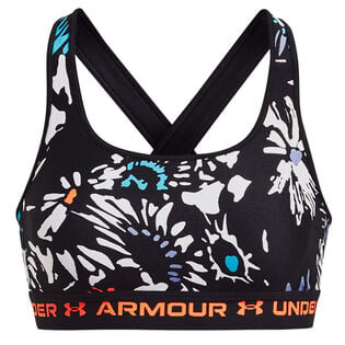 NWT - Under Armour Sports Bra Black Blue 38B M  Black sports bra, Under  armour sport, Sports bra