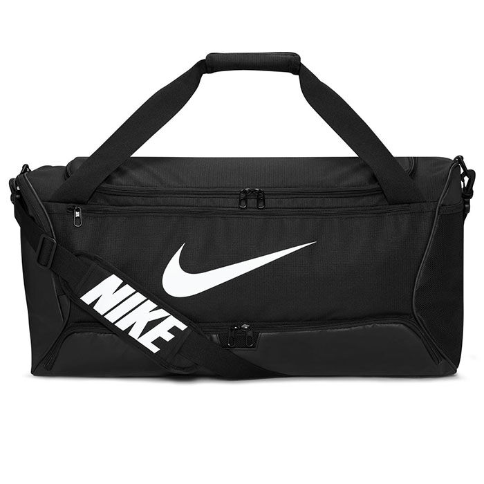 Nike Brasilia Small Duffel-9.0, Black/Black/White, One Size