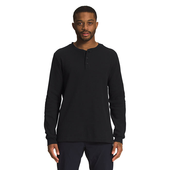 Men's Waffle Henley Long Sleeve Top, The North Face