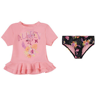 Ensemble deux pièces maillot dermoprotecteur pour filles [4-6X]