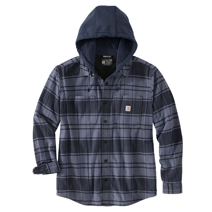 Carhartt RUGGED FLEX® RELAXED FIT FLANNEL FLEECE LINED HOODED