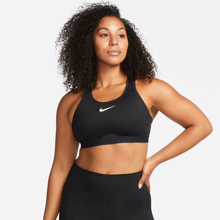 Nike Swoosh Fly Women's High-Support Non-Padded Mesh-Back Sports Bra  DQ5033-010