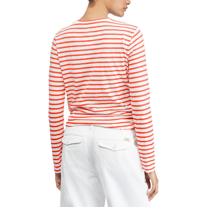 Women\'s Striped Long Sleeve T-Shirt