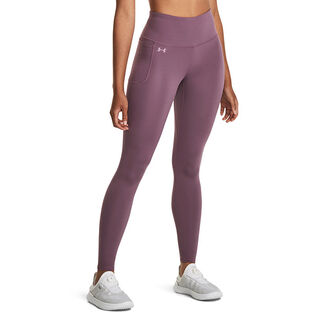 Under Armour Womens HeatGear No-Slip Waistband Full Length Tights Navy XS