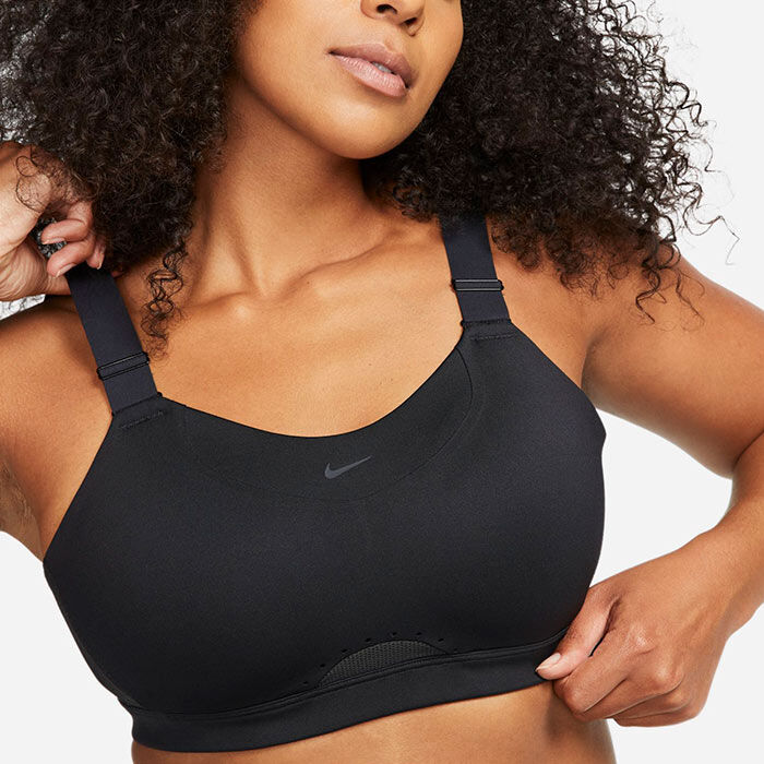 Nike Women`s Dri-FIT Alpha High-Support Padded Adjustable Sports Bra,  G(dd0430-073)/B, Small : : Clothing, Shoes & Accessories