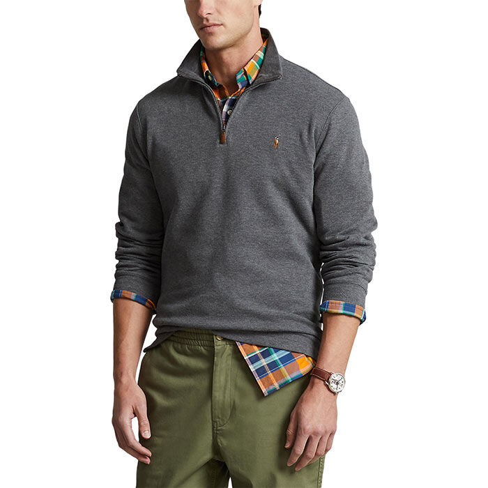 Men's Estate-Rib Quarter-Zip Pullover Top | Polo Ralph Lauren | Sporting  Life Online