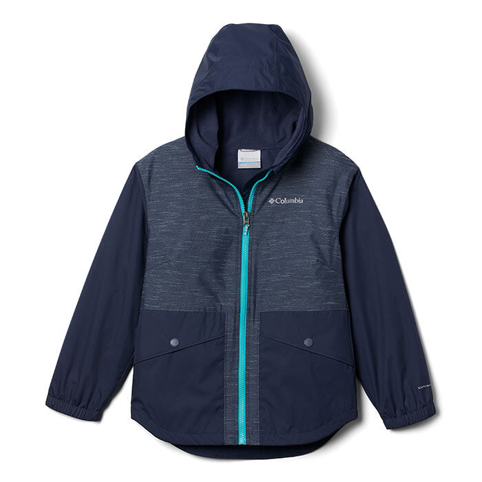 Girls' [2-4] Rainy Trails™ Fleece-Lined Jacket, Columbia