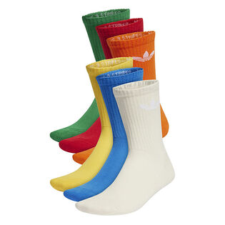 Unisex Trefoil Cushion Crew Sock (6 Pack)