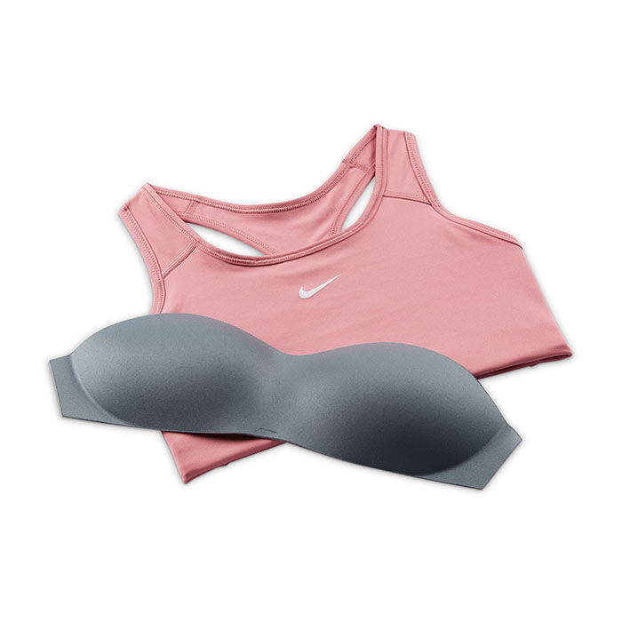 Nike Women's sports bra polyester/spandex blend medium pad icon