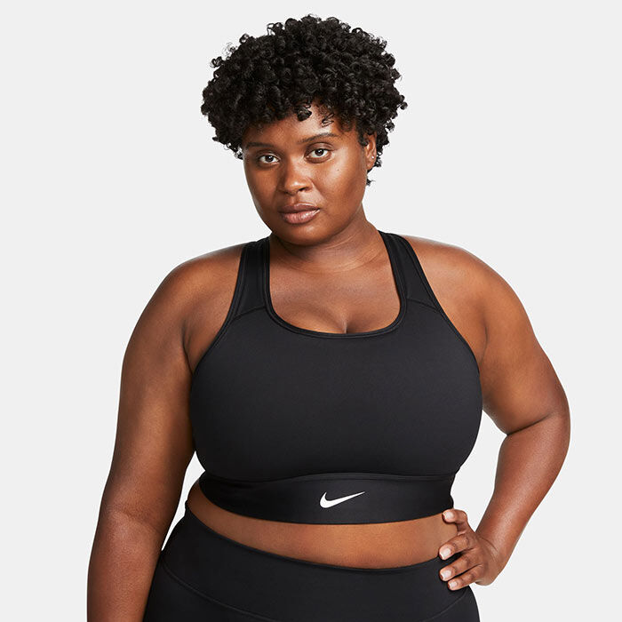 Women's Dri-FIT® Swoosh Medium Support Longline Sports Bra (Plus Size), Nike