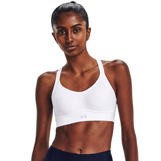  UA HG Armour Mid Padless, Gray - sports bra