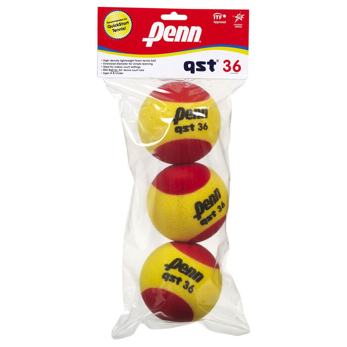 BALLES DE TENNIS EN MOUSSE QST 36